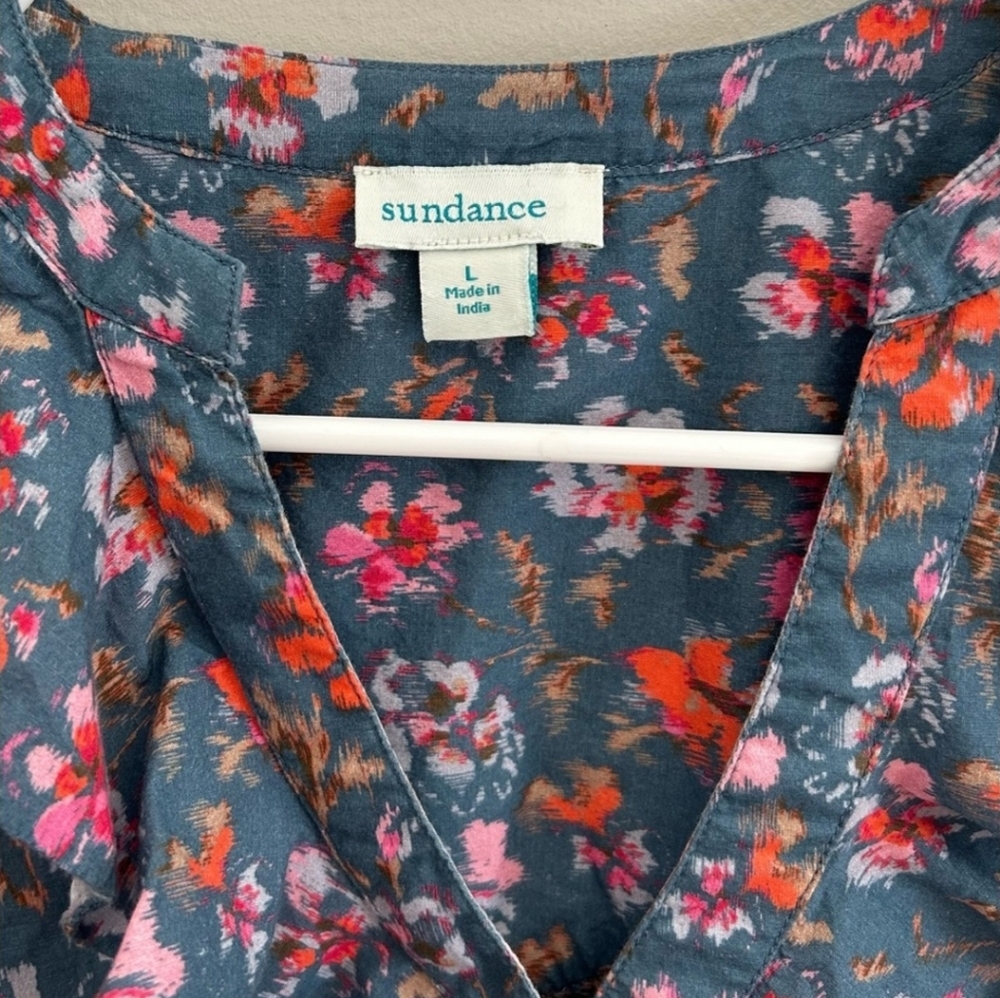 🌻Sundance Floral Ruffle Blouse - Multicolor - Picture 3 of 13